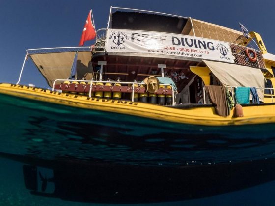datça reef diving dalış teknesi